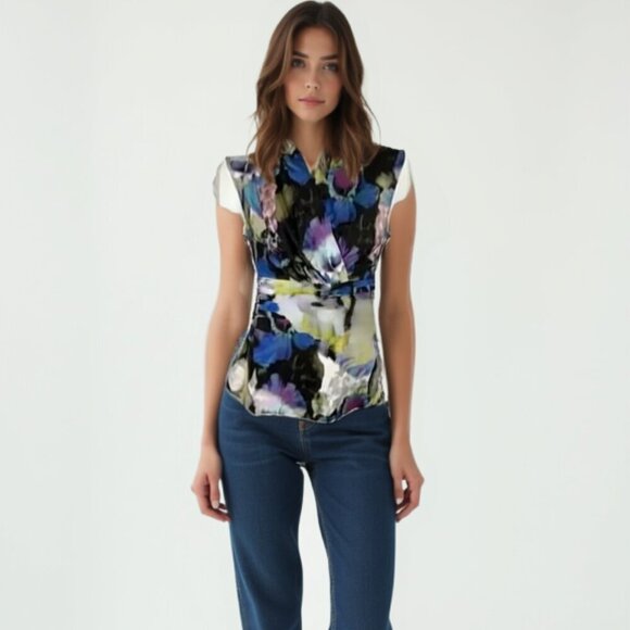 🌟Calvin Klein watercolor top  S - Picture 1 of 10